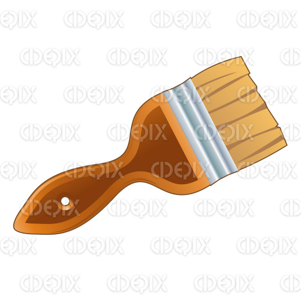 Brown Wooden Cartoon Brush | Cidepix